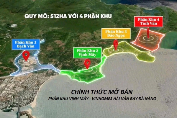 Mở Bán Phân Khu Vịnh Mây Vinhomes Hải Vân Bay【 Bảng Giá Tốt Đầu Tư 】