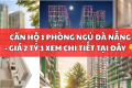 CĂN HỘ 1 PHÒNG NGỦ ĐÀ NẴNG GIÁ 2 TỶ 3