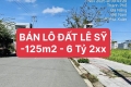 BÁN ĐẤT LÊ SỸ HÒA XUÂN ĐÀ NẴNG 