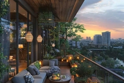 BÁN CĂN 3PN VIEW THÀNH PHỐ CÓ SÂN VƯỜN CỰC KỲ ĐẲNG CẤP