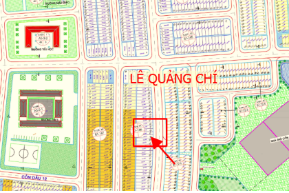 BÁN LÔ ĐẤT MẶT TIỀN LÊ QUẢNG CHÍ - 9 TỶ 708