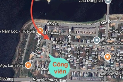 BÁN LÔ ĐẤT TỪ GIẤY SÁT SÔNG - GIÁ 6 TỶ 250