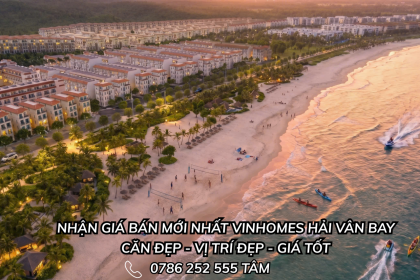 Sở Hữu Shophouse 4 Tầng Vinhomes Hải Vân Bay Chỉ 3 Tỷ 8